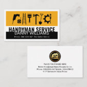 Creative Handyman Tools Layers Visitekaartje (Voorkant / Achterkant)