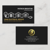 Creative Home Electric Circuit Wining Electrice Visitekaartje (Voorkant / Achterkant)