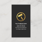 Creative Home Roller Brush House Painter Visitekaartje (Achterkant)