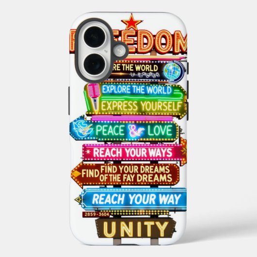 "Creative iPhone Andere naam Bord Design" Case-Mate iPhone Case (Achterkant)