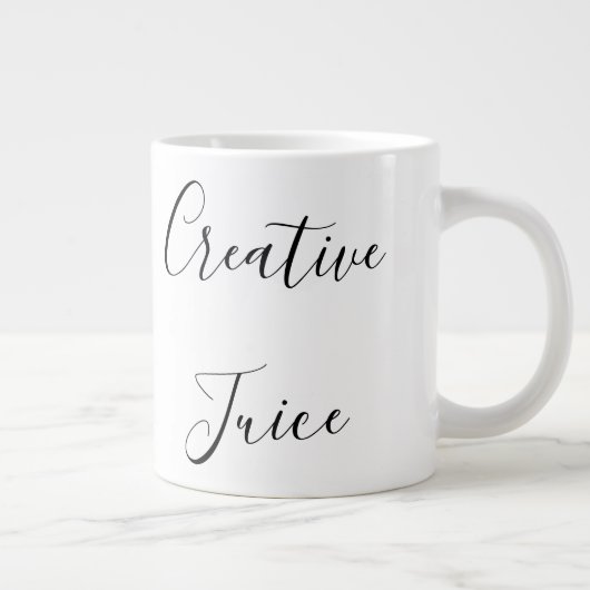 'Creative Juice' Creatives, Studenten, Kunstenaar Extra Grote Beker (Rechts)