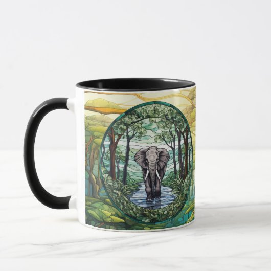 Creative Jungle Mug par Nickys Art (Gauche)