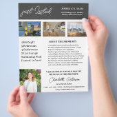 Creative Just Listing Real Estate Agent Flyer (Hand)