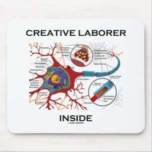 Creative Laborer Inside (Neuron / Synapse) Muismat