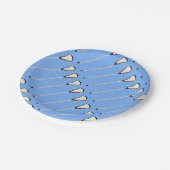 Creative Lacrosse Party Papieren Bordje (Gekanteld)