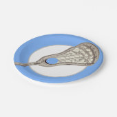 Creative Lacrosse Party Papieren Bordje (Gekanteld)