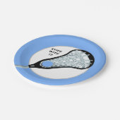 Creative Lacrosse Party Papieren Bordje (Gekanteld)