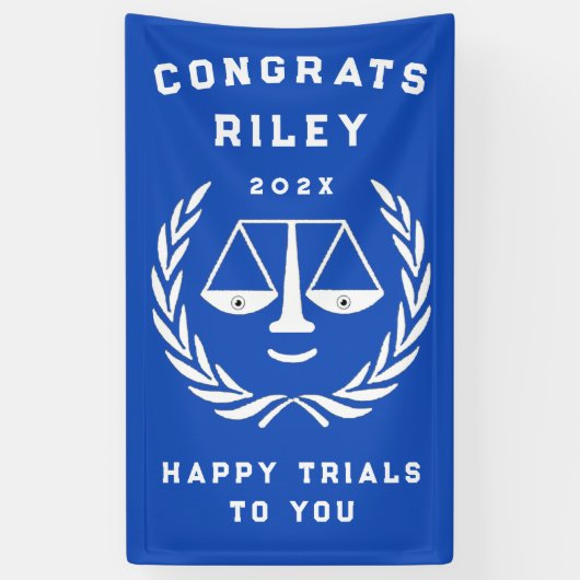 Creative Law School Afstuderen Spandoek (Verticaal)