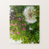 Creative lawn dandelion foto jigzaag puzzel legpuzzel (Verticaal)
