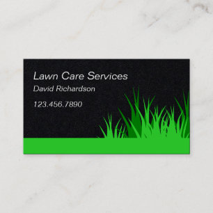 Creative Lawn Moing Care Services Black Visitekaartje