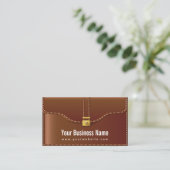 Creative Leather Hoesje Visitekaartje (Staand voorkant)