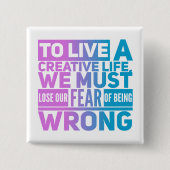Creative Life - Square Button (Voorkant)