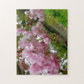 Creative light roze boombloem puzzel legpuzzel (Verticaal)