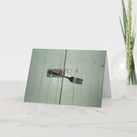 "Creative Lock" Dankbetuigingskaart Kaart (Voorkant)