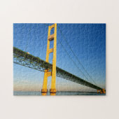 Creative Mackinaw Bridge eau photo jigsaw puzzle (Horizontal)