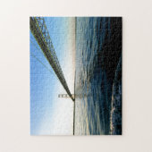Creative Mackinaw Bridge waterfoto puzzel (Verticaal)
