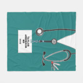 Creative Medical Doctor Fleece Blanket (Voorkant (Horizontaal))