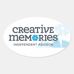 Creative Memories Ind Advisor Ovale Sticker