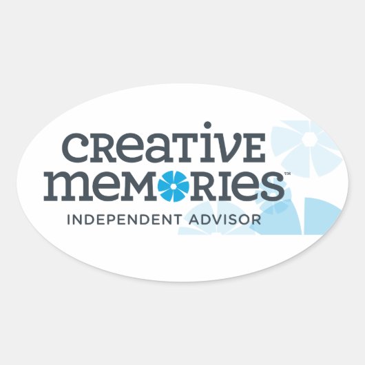 Creative Memories Ind Advisor Ovale Sticker (Voorkant)