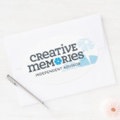 Creative Memories Ind Advisor Ovale Sticker (Envelop)