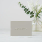 Creative Minimal Design Modern Professional Plain Visitekaartje (Staand voorkant)