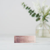 Creative Minimalist Aged Texture Kijk Mini Visitekaartje (Staand voorkant)