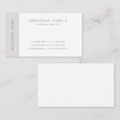 Creative minimalist Design Moderne Simple Plain To Visitekaartje (Voorkant / Achterkant)