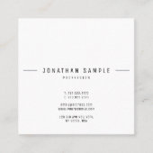 Creative minimalist Design Trendy Sjabloon Modern Vierkante Visitekaartje (Voorkant)