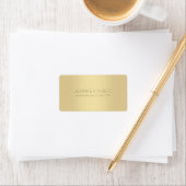 Creative minimalist Modern Gold Professional Plain Etiket (Insitu)