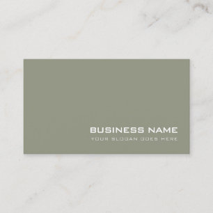 Creative minimalist Modern Monogram Plain Luxe Visitekaartje