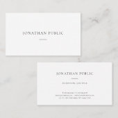 Creative minimalist Modern Simple Sjabloon Trendy Visitekaartje (Voorkant / Achterkant)
