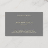 Creative minimalist Professional Moderne Sjabloon Visitekaartje (Achterkant)