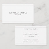 Creative Minimalistisch Design Professional Modern Visitekaartje (Voorkant / Achterkant)