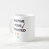 Creative Mode Activated – Teacher Coffee Mug (Devant gauche)
