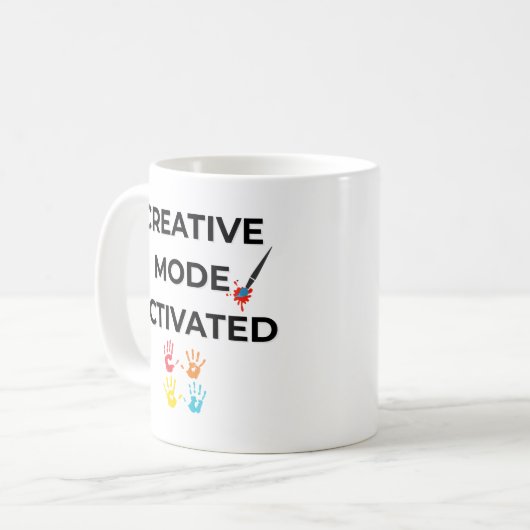 Creative Mode Activated – Teacher Coffee Mug (Devant gauche)