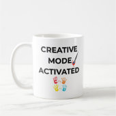 Creative Mode Activated – Teacher Coffee Mug (Gauche)