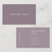 Creative Modern Design Trendy Plain Luxury Thick Visitekaartje (Voorkant / Achterkant)