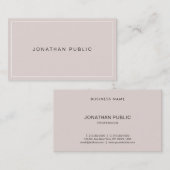 Creative Modern Eenvoudig Design Professional Bove Visitekaartje (Voorkant / Achterkant)