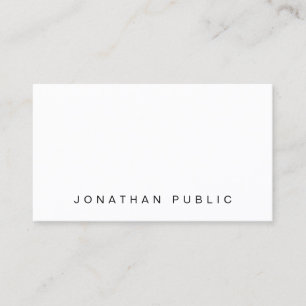 Creative Modern Elegant Simple Sjabloon-minimalist Visitekaartje