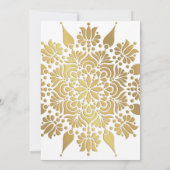 Creative Modern Indian Wedding Kaart (Achterkant)