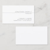 Creative Modern Minimal Design Professional Visitekaartje (Voorkant / Achterkant)