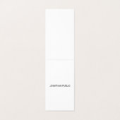 Creative Modern Minimal Professional Cool Clean Visitekaartjes (Buitenkant ongevouwen)