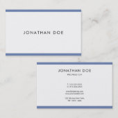 Creative Modern Minimal Professional Cool Plain Visitekaartje (Voorkant / Achterkant)
