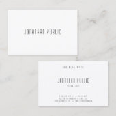 Creative Modern Minimal Professional-Sjabloon Visitekaartje (Voorkant / Achterkant)