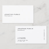 Creative Modern Minimal Professional Slanke Cool Visitekaartje (Voorkant / Achterkant)