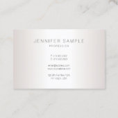 Creative Modern Minimalist Design Trendy Salon Visitekaartje (Achterkant)