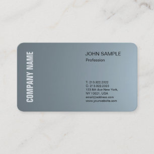 Creative Modern Professional Design Elegant Plain Visitekaartje