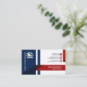 Creative Modern Simple Abstract Arrows Logistics Visitekaartje (Staand voorkant)