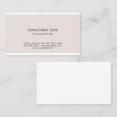 Creative Modern Simple Design Trendy-Sjabloon Visitekaartje (Voorkant / Achterkant)