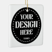 Creative, modern, sleek & imaginative keramisch ornament (Rechts)